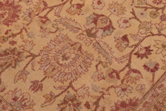 handmade Transitional Kafkaz Gold Lt. Gray Hand Knotted RECTANGLE 100% WOOL area rug 6' x 9'