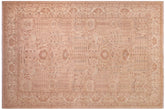 6x9 hand knotted Persian rug in tan and ivory - Istanbul Wendy