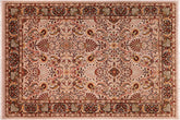 6x9 hand knotted Persian rug in gray and charcoal - Istanbul Valerie