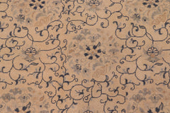 handmade Transitional Kafkaz Tan Green Hand Knotted RECTANGLE 100% WOOL area rug 6' x 9'