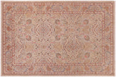 6x9 hand knotted Persian rug in gray - Istanbul Jill