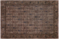 handmade Over Dyed Over Dyed Gray Gray Hand Knotted RECTANGLE 100% WOOL area rug 8' x 10'