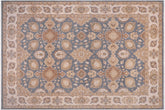 9x12 hand knotted Ziegler wool rug in beige - Chic Ziegler Danial