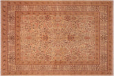 8x10 hand knotted Persian rug in tan - Istanbul Gina