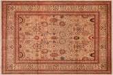 8x10 hand knotted Persian rug in tan - Istanbul Charlene
