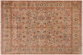 8x10 hand knotted Persian rug in tan - Istanbul Bessie