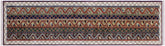 handmade Transitional Shawl Blue Ivory Hand Knotted RUNNER 100% WOOL area rug 2x10