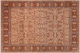 8x10 hand knotted Persian rug in tan and brown - Istanbul Caroline