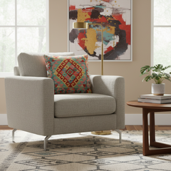 Southwestern Turkish Bui Hand Woven Kilim Pillow