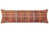 handmade Tribal Burgundy Rust Hand-Woven SQUARE 100% WOOL Pillow