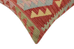 handmade Traditional Pillow Red Beige Hand-Woven SQUARE 100% WOOL Hand woven turkish pillow PILLOW