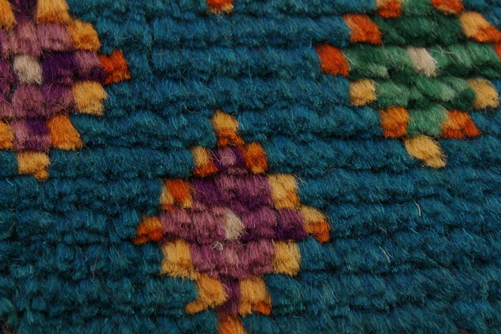 handmade Modern Balouchi Blue Red Hand Knotted RECTANGLE 100% WOOL area rug 5x6