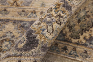 handmade Traditional Kafkaz Lt. Blue Drk. Gray Hand Knotted RECTANGLE 100% WOOL area rug 6x7