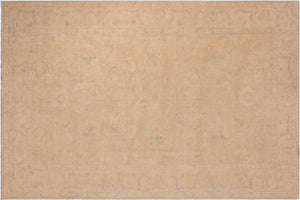 handmade Traditional Kafkaz Tan Beige Hand Knotted RECTANGLE 100% WOOL area rug 10x14