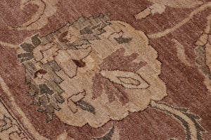 handmade Traditional Kafkaz Lt. Brown Tan Hand Knotted RECTANGLE 100% WOOL area rug 10x13