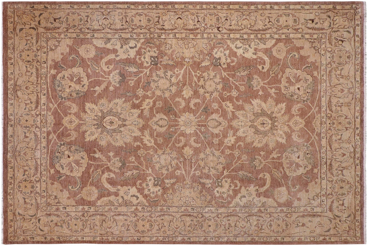 handmade Traditional Kafkaz Lt. Brown Tan Hand Knotted RECTANGLE 100% WOOL area rug 10x13