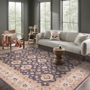 handmade Transitional Kafkaz Drk. Gray Ivory Hand Knotted RECTANGLE 100% WOOL area rug 10' x 14'