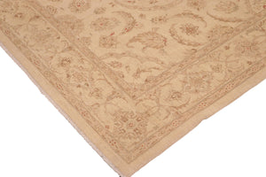handmade Traditional Kafkaz Beige Brown Hand Knotted RECTANGLE 100% WOOL area rug 10x14