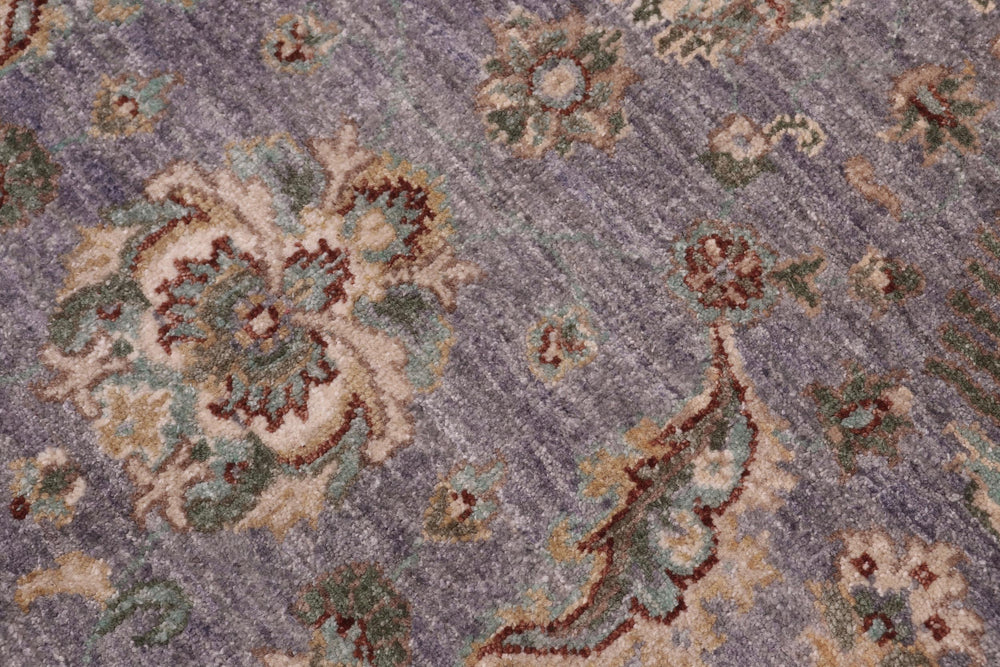 handmade Traditional Kafkaz Grey Ivory Hand Knotted RECTANGLE 100% WOOL area rug 6x8