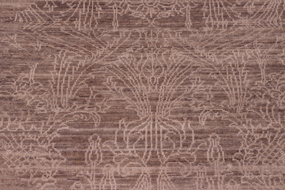 handmade Modern Kafkaz Grey Ivory Hand Knotted RECTANGLE 100% WOOL area rug 8' x 10'