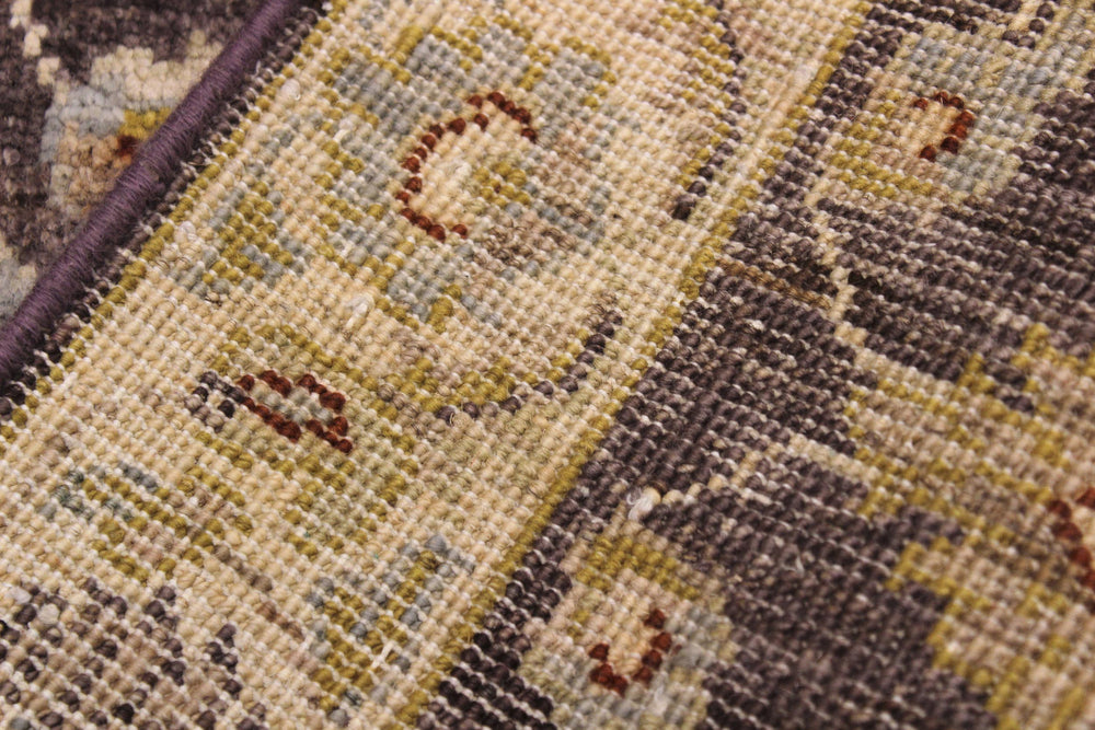 handmade Traditional Kafkaz Brown Ivory Hand Knotted RECTANGLE 100% WOOL area rug 2x3