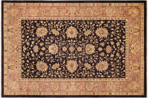 handmade Traditional Kafkaz Blue Red Hand Knotted RECTANGLE 100% WOOL area rug 10x13