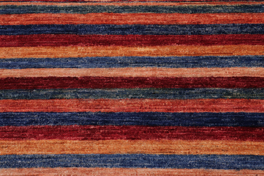 handmade Geometric Kurjean Gold Red Hand Knotted RECTANGLE 100% WOOL area rug 6x8