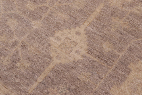 handmade Transitional Kafkaz Gray Beige Hand Knotted RECTANGLE 100% WOOL area rug 10' x 14'