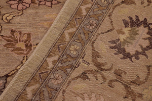 handmade Traditional Kafkaz Gray Brown Hand Knotted RECTANGLE 100% WOOL area rug 10x14