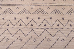 handmade Geometric Berjusta Beige Gray Hand Knotted RECTANGLE 100% WOOL area rug 8' x 10'