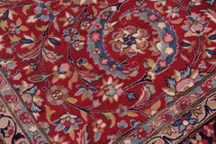 handmade Traditional Tabriz Red Blue Hand Knotted RECTANGLE 100% WOOL area rug 10 x 13