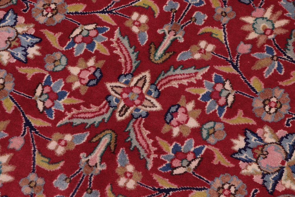 handmade Traditional Tabriz Red Blue Hand Knotted RECTANGLE 100% WOOL area rug 10 x 13