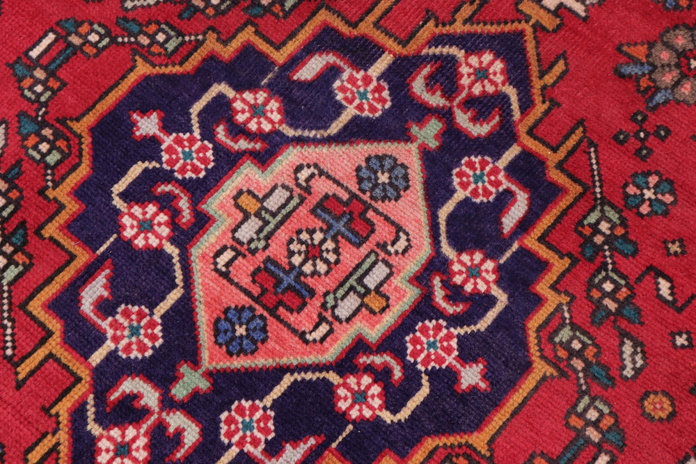 handmade Traditional Tabriz Red Beige Hand Knotted RUNNER 100% WOOL area rug 3 x 8