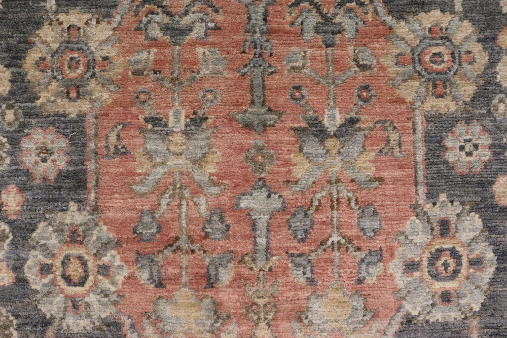 handmade Traditional Kafkaz Gray Rust Hand Knotted RECTANGLE 100% WOOL area rug 4x6