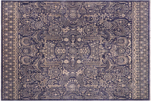 handmade Transitional Kafkaz Gray Beige Hand Knotted RECTANGLE 100% WOOL area rug 12' x 15'
