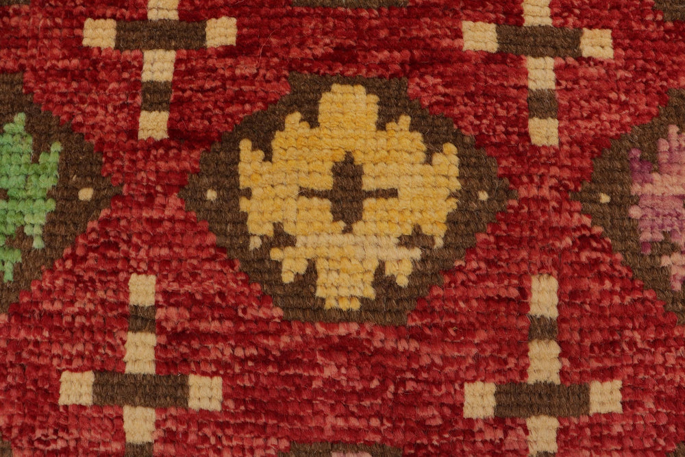 handmade Modern Balouchi Red Beige Hand Knotted RECTANGLE 100% WOOL area rug 7x10
