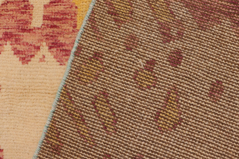 handmade Modern Balouchi Rust Blue Hand Knotted RECTANGLE 100% WOOL area rug 5x8
