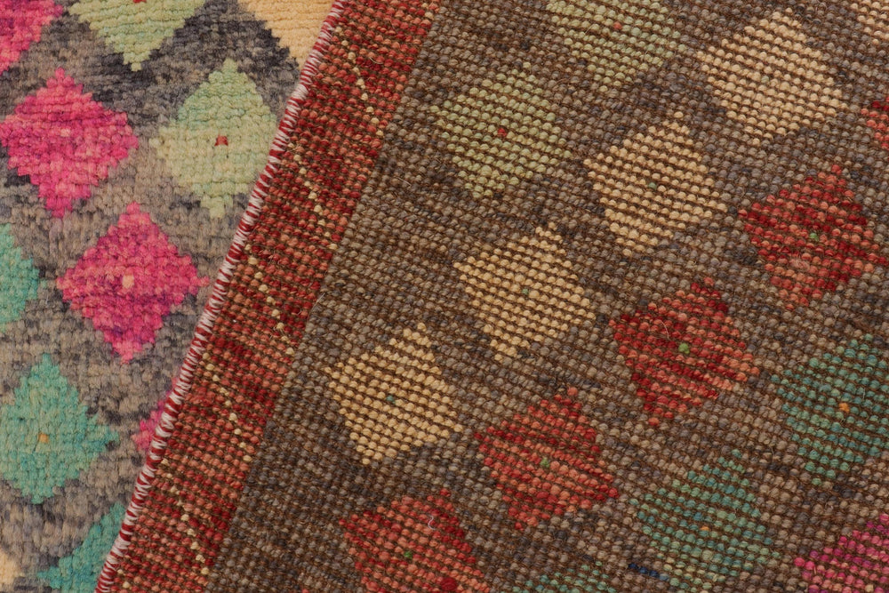 handmade Modern Balouchi Gray Red Hand Knotted RECTANGLE 100% WOOL area rug 4x6