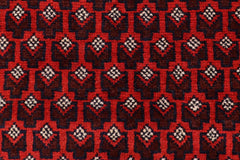handmade Geometric Balouchi Red Blue Hand Knotted RECTANGLE 100% WOOL area rug 3x5