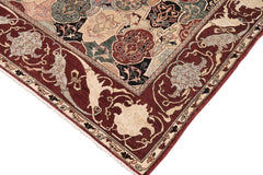 handmade Transitional Kafkaz Beige Brown Hand Knotted RECTANGLE 100% WOOL area rug 8' x 10'
