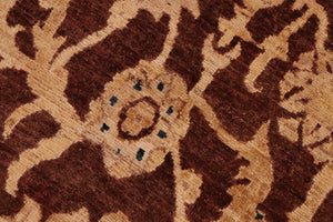 handmade Traditional Kafkaz Brown Blue Hand Knotted RECTANGLE 100% WOOL area rug 8x11