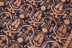 handmade Transitional Kafkaz Blue Red Hand Knotted RECTANGLE 100% WOOL area rug 8' x 10'