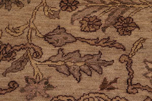 handmade Traditional Kafkaz Lt. Green Brown Hand Knotted RECTANGLE 100% WOOL area rug 8x10