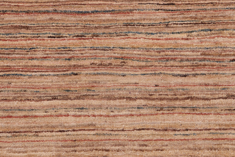 handmade Modern Gabbeh Beige Brown Hand Knotted RECTANGLE 100% WOOL area rug 8' x 11'