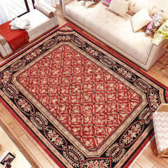 handmade Transitional Kafkaz Red Black Hand Knotted RECTANGLE 100% WOOL area rug 9' x 12'
