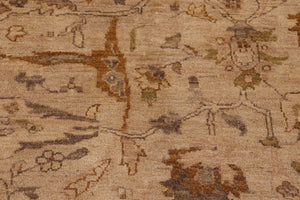 handmade Traditional Kafkaz Taupe Tan Hand Knotted RECTANGLE 100% WOOL area rug 8x10