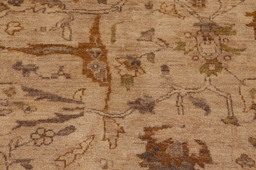 handmade Traditional Kafkaz Taupe Tan Hand Knotted RECTANGLE 100% WOOL area rug 8x10