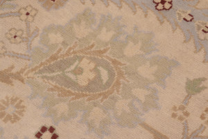handmade Traditional Kafkaz Beige Brown Hand Knotted RECTANGLE 100% WOOL area rug 8x10
