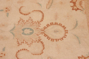 handmade Traditional Kafkaz Beige Orange Hand Knotted RECTANGLE 100% WOOL area rug 8x10