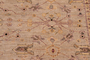 handmade Traditional Kafkaz Gray Gold Hand Knotted RECTANGLE 100% WOOL area rug 8x10